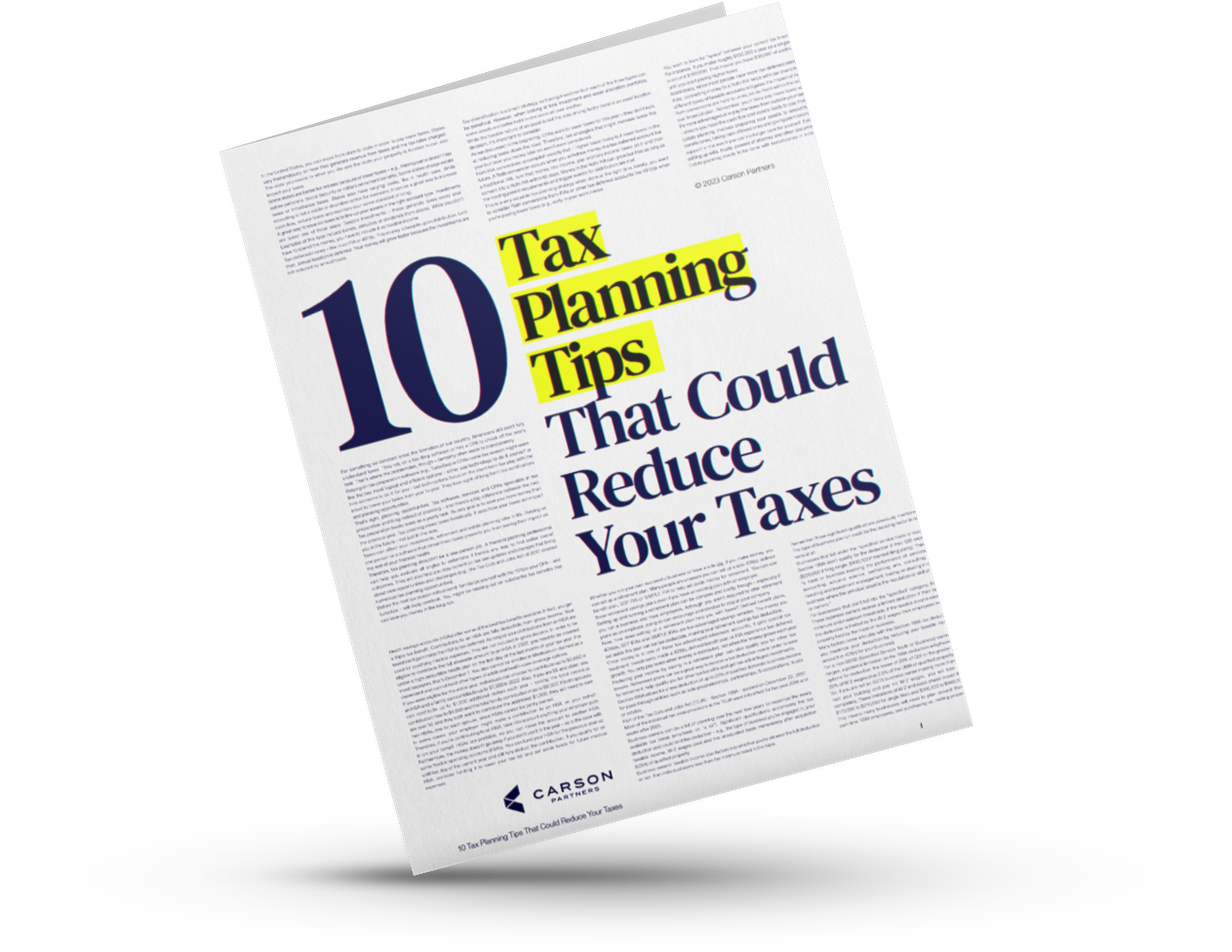 10 Tax Planning Tips That Could Reduce Your Taxes