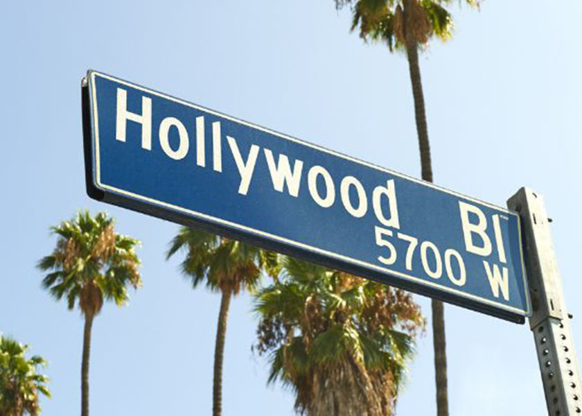 Hollywood Blvd sign